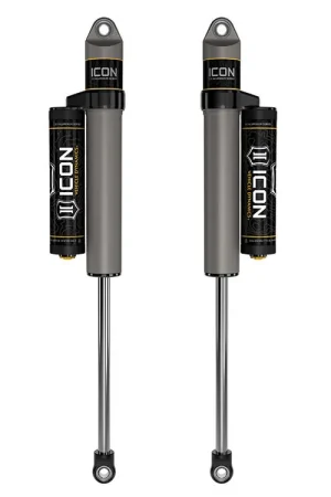 Limited Edition ICON 1999-2025 Ford F-250/F-350/F-450 Super Duty, 0-3” Lift, Rear, V.S. 2.5 Aluminum Series Shocks, Piggyback Reservoir, Pair
