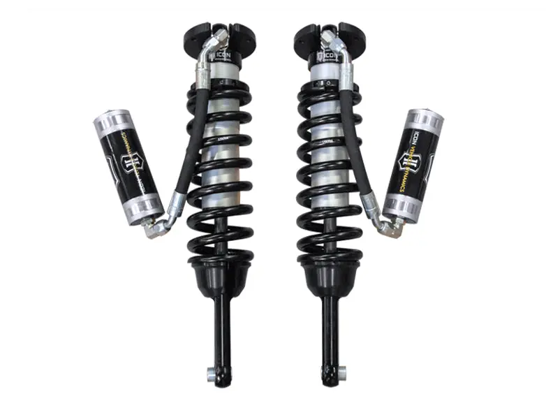 Fresh Stock ICON 2010-2024 Toyota 4Runner/2010-2014 FJ Cruiser/2010-2023 Lexus GX460, 0-3.5" Lift, V.S. 2.5 Series Extended Travel Coilover Kit, Remote Reservoir