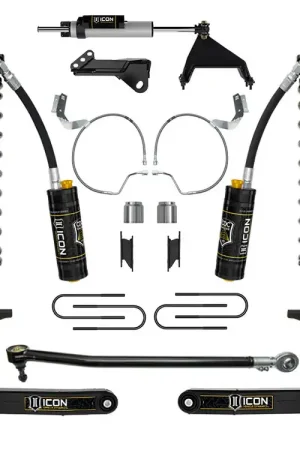 Fast Shipping ICON 2023-2025 Ford F-250/F-350 Super Duty 4WD, 4-5.5" Lift, Stage 5 Coilover Conversion System w/ Radius Arms