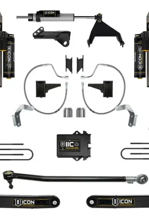 Genuine ICON 2023-2025 Ford F-250/F-350 Super Duty 4WD, Diesel, 4.5" Lift, Stage 8 Suspension System w/ Radius Arms