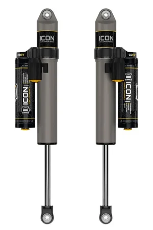 Same Day Shipping ICON 2021-2024 Ford F-150, 0-1" Lift, Rear, V.S. 2.5 Aluminum Series Shock Absorbers, Piggyback Reservoir w/ CDEV, Pair