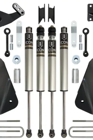 Final Sale ICON 2008-2010 Ford F250/F350, 7" Lift, Stage 1 Suspension System