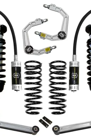 Order Now ICON 2010-2024 Toyota 4Runner/2010-2014 Toyota FJ Cruiser, 0-3.5" Lift Stage 5 Suspension System, Billet UCA