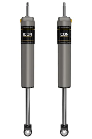 ICON 2005-2025 Ford F-250/F-350 Super Duty 4WD, 7” Lift, Front, V.S. 2.5 Aluminum Series Shock Absorbers, Internal Reservoir, Pair Exclusive