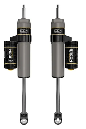 ICON 2005-2025 Ford Super Duty 4WD, 0-2.5” Lift, Front. V.S. 2.5 Aluminum Series Shock Absorbers, Piggyback Reservoir, Pair Hassle-Free Returns
