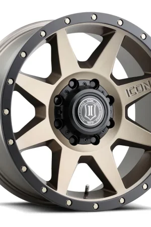 ICON Alloys Rebound, Bronze, 20 x 9 / 8 x 6.5, 12mm Offset, 5.5" BS Exclusive Offer