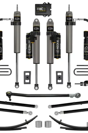 Buy Online ICON 2023-2025 Ford F-250/F-350 Super Duty 4WD, Gas, 2.5" Lift, Stage 6 Suspension System w/ 4-Link and Expansion Packs