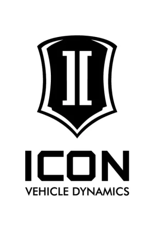 Must Have ICON Vehicle Dynamics Stacked Logo Sticker, Black, 6” Tall