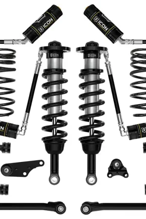 ICON 2024-2025 Toyota Tacoma 1.25-3" Lift, Stage 7 Suspension System, Tubular, Overland Rear Springs Clearance