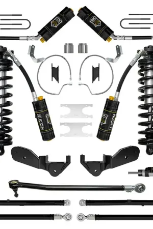 Discount ICON 2023-2025 Ford F-250/F-350 Super Duty 4WD, 4-5.5" Lift, Stage 7 Coilover Conversion System