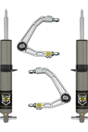 Weekend Sale ICON 19-23 GM 1500, 2.375-3.75" Lift, Stage 3 EXP Suspension System, Billet