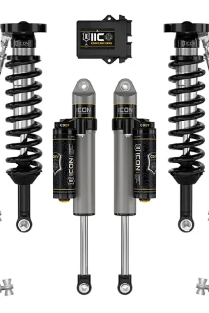 Fresh Stock ICON 2023-2024 GMC Canyon AT4, Denali, & Elevation/Chevrolet Colorado Trail Boss, 1.75-2.5" Lift, Stage 6 Suspension System, Billet