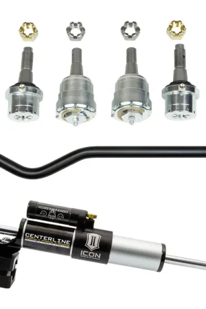 ICON 2018-2023 Jeep Wrangler JL/2020-2023 Jeep Gladiator, Ultimate Front End Kit, Stage 4 Shop Now