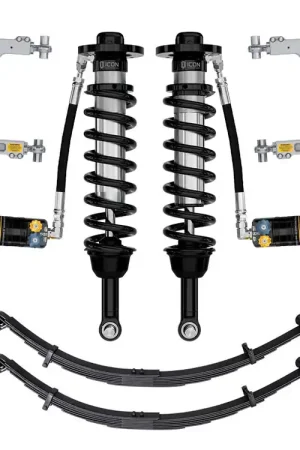 ICON 2021-2024 Ford F-150 Tremor, 2.5-3" Lift, Stage 4 Suspension System, Billet, CDXS, w/ Leaf Packs Original