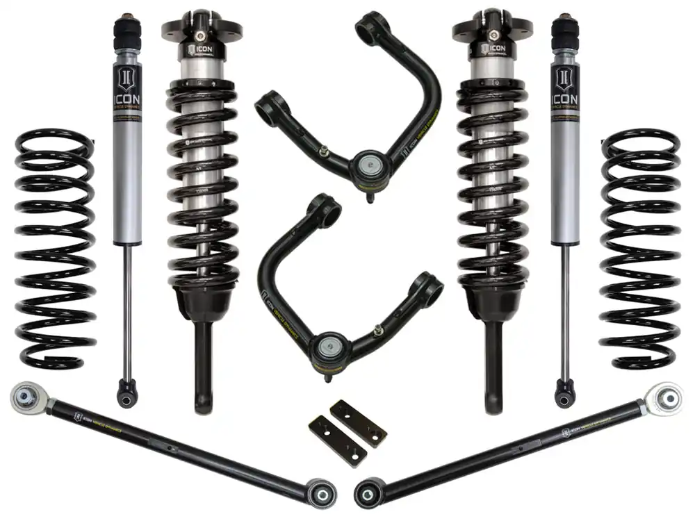 ICON 2010-2024 Toyota 4Runner/2010-2014 Toyota FJ Cruiser, 0-3.5" Lift Stage 3 Suspension System, Tubular UCA Holiday Sale