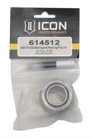 Price Cut ICON 64031/214030 Track Bar Bearing & Retaining Ring Kit
