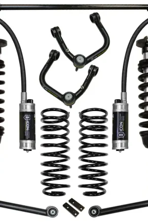 Premium ICON 2010-2024 Toyota 4Runner/2010-2014 Toyota FJ Cruiser, 0-3.5" Lift Stage 7 Suspension System, Tubular UCA