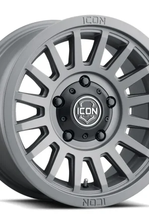 ICON Alloys Recon SLX, Charcoal, 18 x 9 / 5 x 5, -12mm Offset, 4.5" BS Must Have