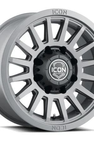 Final Sale ICON Alloys Recon SLX, Charcoal, 18 x 9 / 8 x 180, 12mm Offset, 5.5" BS