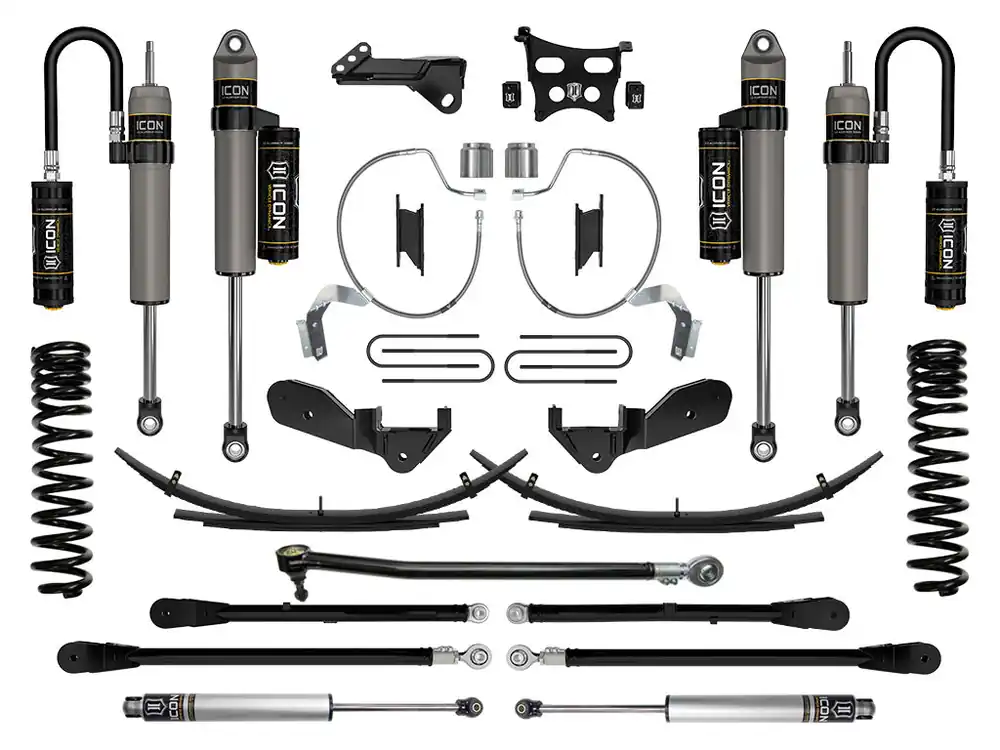 Brand New ICON 2023-2025 Ford F-250/F-350 Super Duty 4WD, Gas, 4.5" Lift, Stage 6 Suspension System w/ Expansion Packs