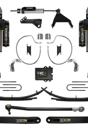 Money Back Guarantee ICON 2023-2025 Ford F-250/F-350 Super Duty 4WD, Gas, 4.5" Lift, Stage 8 Suspension System w/ Radius Arms & Expansion Packs