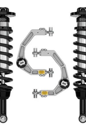 ICON 2021-2024 Ford F-150 4WD, 2.75-3.5" Lift, Stage 2 Suspension System, Billet Bargain