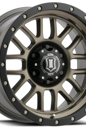 ICON Alloys Alpha, Bronze, 17 x 8.5 / 17 x 8.5 / 6 x 135, 6mm Offset, 5" BS Sale