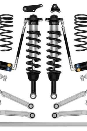 ICON 2024-2025 Toyota Tacoma 1.25-3" Lift, Stage 12 Suspension System, Billet Authentic