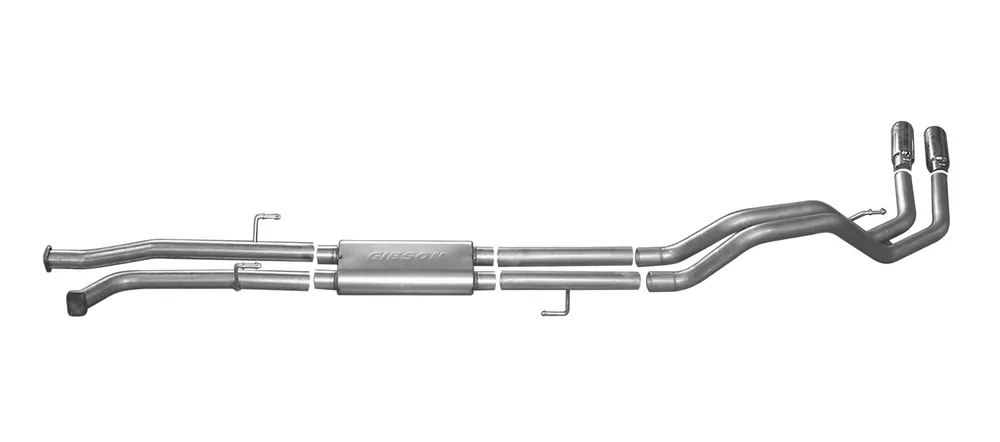 Limited Edition Gibson 10-19 Toyota Tundra SR5 4.6L 2.5in Cat-Back Dual Sport Exhaust - Aluminized
